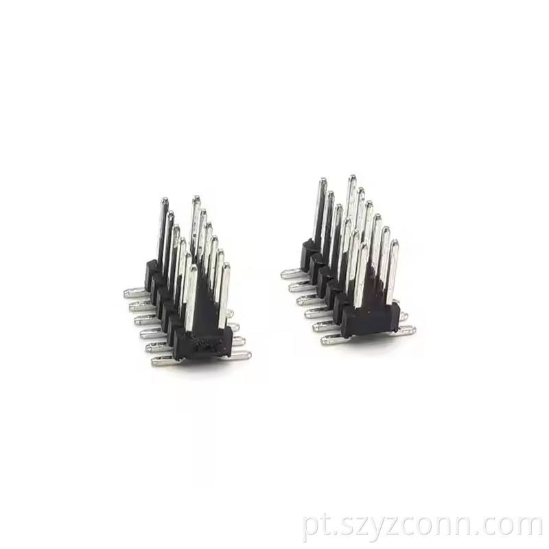 Conector do veículo do encabeçamento do pino do passo de 2.2mm fileira dupla SMT SQ0.64 H2.5mm 26P PA9T (3) 2.2mm Pitch Pin Header Vehicle Connector Dual Row SMT SQ0.64 H2.5mm 26P PA9T (3)
